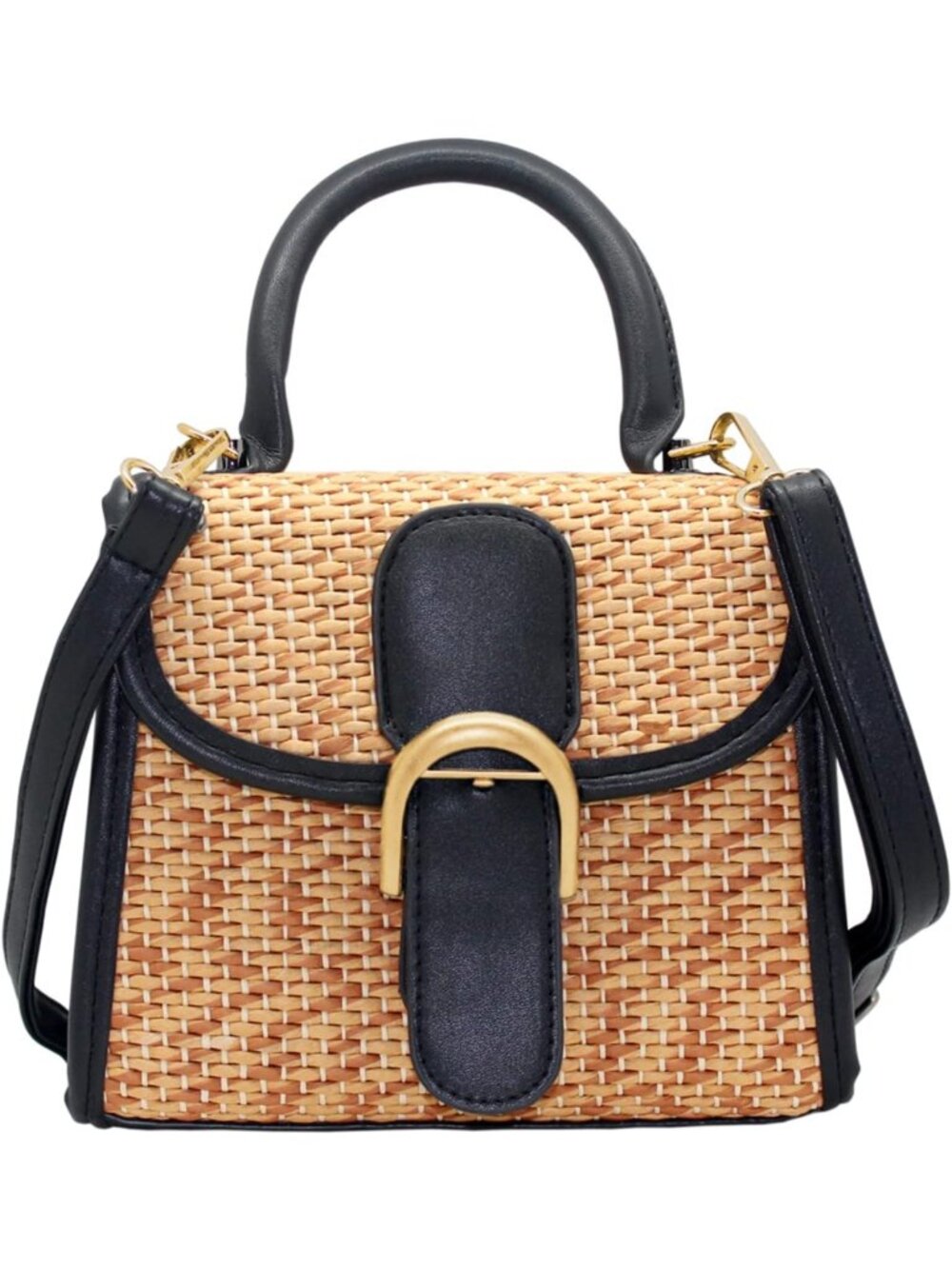 Chic Retro Straw Woven Handbag | Small Crossbody & Shoulder Messenger Bag